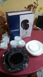 Столовий сервіз Luminarc Carine black&white 30 предметів (N1500)