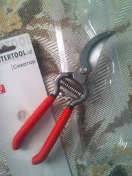 Секатор садовий сталевий з пружинним механізмом INTERTOOL FT-1003 200 мм ергономічна прогумована ручка фото від покупців 9