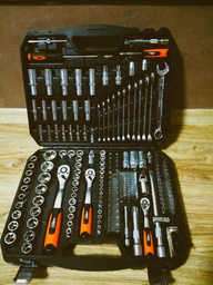 Набір інструментів Neo Tools 219 шт., 1/2", 3/8", 1/4", CrV (08-671)
