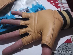 Перчатки для фітнесу MadMax MFG-248 Clasic Brown S фото від покупців 10