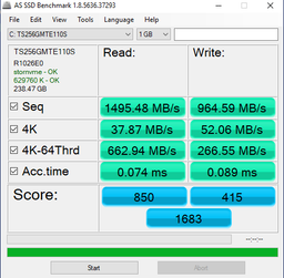 SSD диск Transcend MTE110S 512GB M.2 2280 PCIe 3.0 x4 3D NAND TLC (TS512GMTE110S)