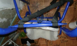 Зимові санки "Сніжок" Snower 4820211100476BORDO метал, дерево