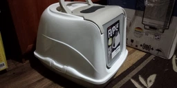 Туалет для кішок Moderna Flip Cat 50х39х37 см Чорничний C230331 (5412087007950) фото від покупців 18