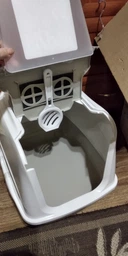Туалет для кішок Moderna Flip Cat 50х39х37 см Чорничний C230331 (5412087007950) фото від покупців 1