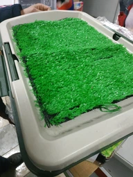 Туалет для собак лоток комнатный для домашних животных Puppy Potty Pad Green фото от покупателей 9