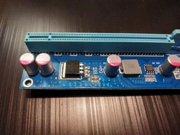 Адаптер-райзер Dynamode PCI-E x1 to 16x, 60 см USB 3.0 Cable SATA to 6Pin Power ver.006C (RX-riser-006c 6 pin) фото від покупців 6