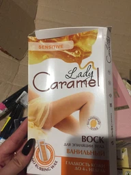 Воск Caramel для депиляции тела Ванильный 16 шт (4823015920219) фото от покупателей 3