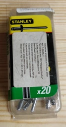 Заклепки алюминиевые Stanley 4 х 3 мм 20 шт. (1-PAA52T)