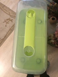Горшок для растений в виде мини-теплицы PROSPERPLAST RESPANA PLANTER комплект - лайм 52 л