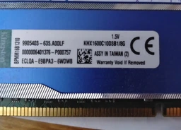 Оперативная память HyperX DDR3-1600 8192MB PC3-12800 FURY Blue (HX316C10F/8) фото от покупателей 10