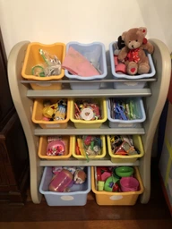 Органайзер с разноцветными ящиками Step 2 Fun Time Room Organizer Синий/Оранжевый (733538728992) фото от покупателей 2