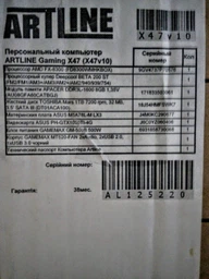 Компьютер ARTLINE Gaming X47 v10 (X47v10) фото от покупателей 3