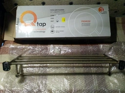 Полиця універсальна Qtap Liberty 600 мм з тримачем QTLIBANT1122 Antic Bronze фото від покупців 1