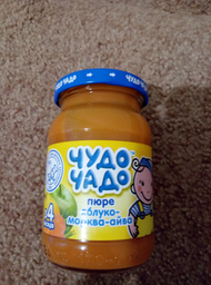 Упаковка пюре Чудо-Чадо Яблуко, морква й айва з 5 місяців 170 г x 6 шт (4820003688847) фото від покупців 4