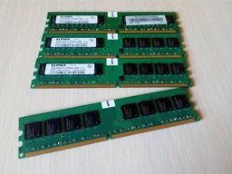 Оперативна пам'ять Elpida DDR2 2Gb 800MHz PC2 6400U CL6 (EBE21UE8AEFA-8G-E) Б/У