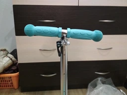 Самокат трехколесный разборный Best Scooter Mini с светящимися колесами бесшумные мягкие Розовый фото от покупателей 1