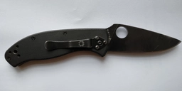 Кишеньковий ніж Spyderco Tenacious G-10 Black Blade (870431) фото від покупців 3