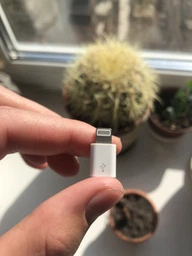 Перехідник PowerPlant micro USB (F) - Lightning (M)