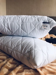 Подушка для сна IDEIA Nordic Comfort 50х70 Антиаллергенное волокно чехол со стежкой Белая (4820227285563) фото от покупателей 4
