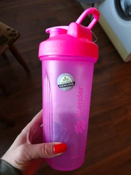 Шейкер спортивный BlenderBottle Classic Loop PRO 20oz/590ml Pebble Grey фото от покупателей 14