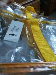 Сумка прозора в пологовий будинок Mommy Bag XL жовта (y004)