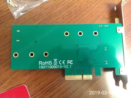 Адаптер Maiwo Multi-Size PCI-E to M.2 PCIe SSD / SATA to M.2 SATA SSD (KT015) фото от покупателей 10
