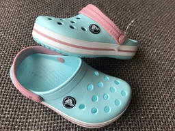 Сабо Crocs Kids Crocband 204537-3Q5-C8 25 Світло-зелений фото від покупців 3