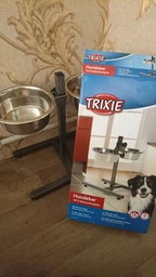 Подставка с мисками из нержавейки для собак Trixie 1.8 л (4011905249216) фото от покупателей 1