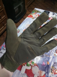 Перчатки тактические с закрытыми пальцами и усиленным протектором OAKLEY размер XL оливковые BC-4623