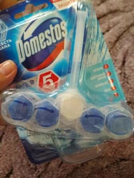 Туалетные блоки для унитаза Domestos Power 5 Ocean 3x55 г фото от покупателей 1