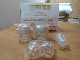 Вакуумные банки для массажа набор: 2 большие, 2 маленькие, 2 для лица (1001195-Other-0) фото от покупателей 2