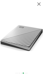 Жесткий диск Western Digital My Passport Ultra 4TB USB 3.2 Type-C Silver (WDBFTM0040BSL-WESN) External