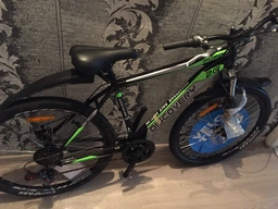 Велосипед Discovery Burn AM 14G DD 18" 26" St 2019 Чорно-салатовий (RET-DIS-26-048) Повністю складений! фото від покупців 15