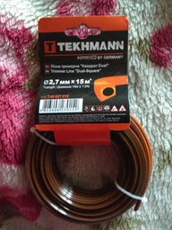 Леска для садових триммеров Tekhmann "DUAL Flower-Twist" 2.7 мм × 15 м (4823409270159) фото от покупателей 2