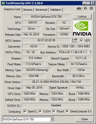Відеокарта ASUS GeForce GTX750 1Gb DDR5 VGA DVI HDMI Refurbished фото від покупців 2