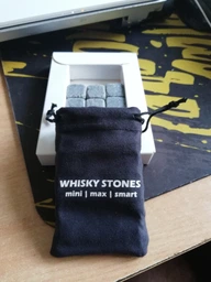 Камені для віскі Whiskey Stone набір 9 шт та мішечок для зберігання (AW010523) фото від покупців 13