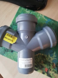 Хрестовина з PPR HT-Safe Ostendorf 110х110х110х110, 67° фото від покупців 3