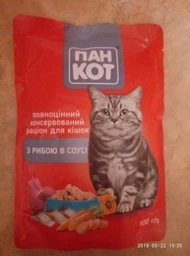 Пан Кіт з рибою в соусі (100гр.х24шт)2,4 кг фото от покупателей 5