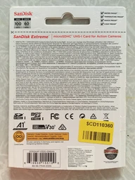 Карта памяти microSD 32Gb SanDisk Extreme Action Class 10 UHS-I U3 V30 A1 + SD адаптер (SDSQXAF-032G-GN6AA) фото от покупателей 17