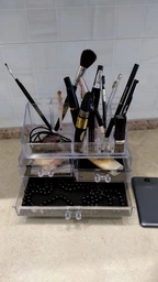 Органайзер для косметики (Акриловий) Cosmetic Storage Box Прозорий (ICL44)