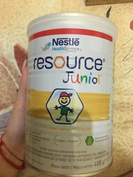 Детская смесь Nestle Resource Junior от 1 до 10 лет 400 г (7613033864919) фото от покупателей 11
