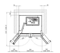Многодверный холодильник HITACHI R-WB730PUC5XGR