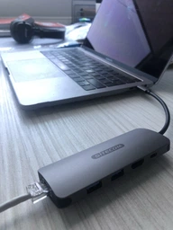 USB-хаб Sitecom USB-C to HDMI + Gigabit LAN Adapter with USB-C Power Delivery (CN-379)\