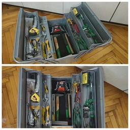 Ящик для инструмента металлический 5 секций 470x220x350 TOPTUL TBAC0501 фото от покупателей 9