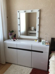Комод Амелия 150 см (Ацтека) BRW МДФ Белый глянец KOM3D3S/8/15 фото от покупателей 3