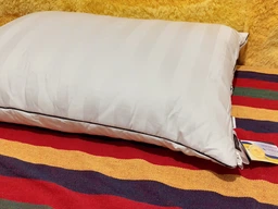 Подушка шелковая MirSon Hand Made Royal Pearl Natural 943 средняя 50x70 (2200000557650) фото от покупателей 10