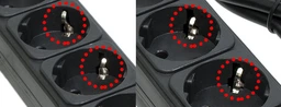 Мережевий фільтр Patron SP-1662 6 розеток 1.8 м Black (SP-1662)