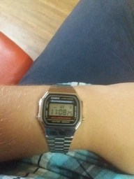 Чоловічі наручні годинники Casio A168WA-1YES фото от покупателей 11