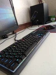 Клавиатура проводная Corsair Strafe RGB Silent MK.2 Cherry MX USB (CH-9104113-RU) фото от покупателей 7
