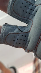 Перчатки для фітнесу MadMax MFG-850 Crazy Grey/Orange S фото від покупців 4